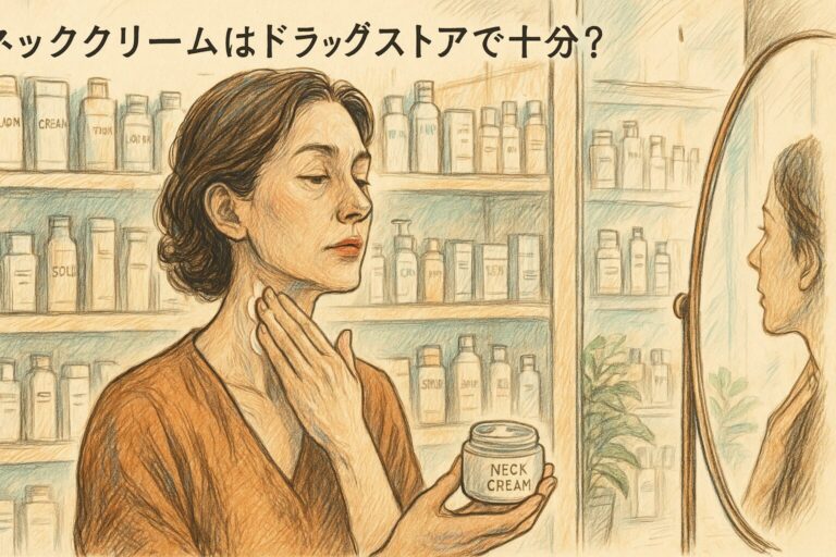 ネッククリームはドラッグストアで十分？